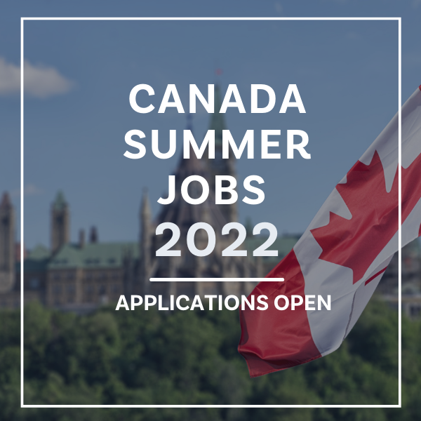 Canada Summer Jobs Program Position Available
