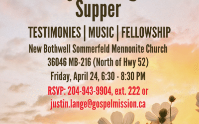 Steinbach Spring Supper!